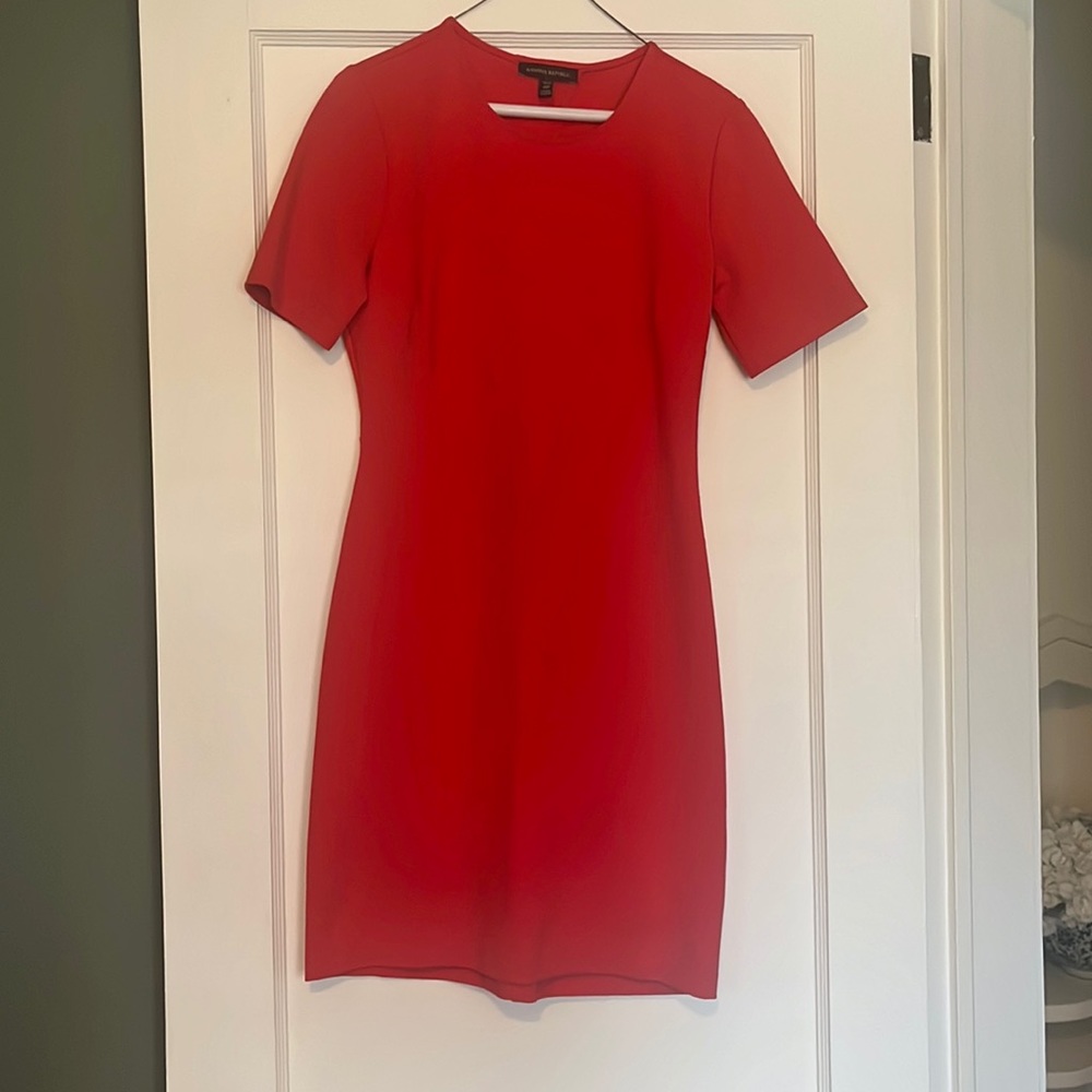 Red Banana Republic Twist Back Dress